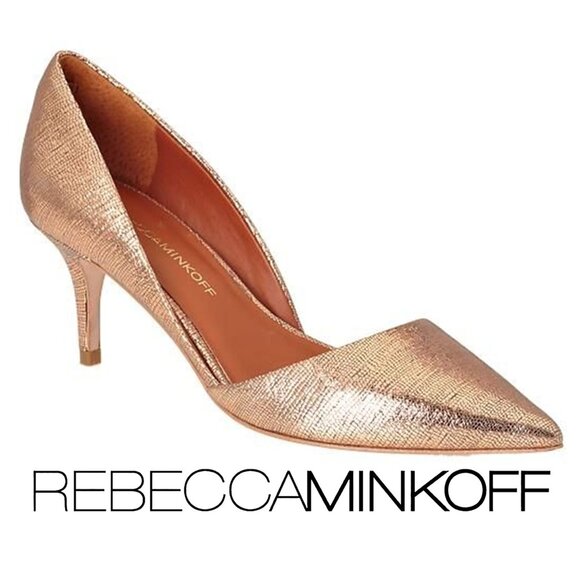 REBECCA MINKOFF ✨ Pointed Toe Full D'Orsay Heels